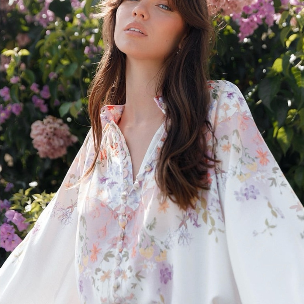 Petal & Pup Multicolor Floral Blouse
